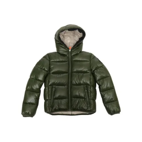 SAVE THE DUCK Зеленый Kids Утеплённые куртки