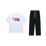 Комплект (белый топ+черные брюки)