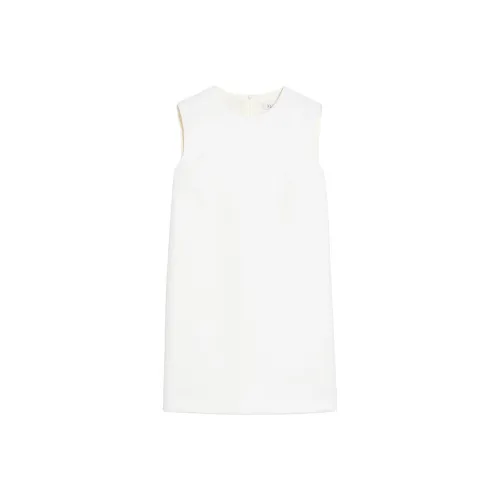 MaxMara Fiuggi Коллекция Без рукавов Платье Женское Белое