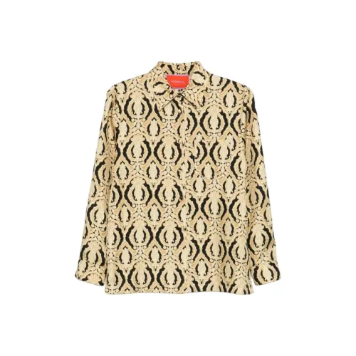 La DOUBLEJ. Рубашка Женская Коричневая