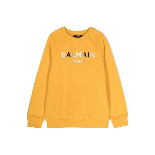BALMAIN Желтый Kids Свитшоты