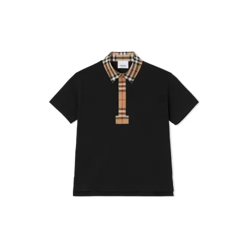 Burberry Черные Детские Рубашки