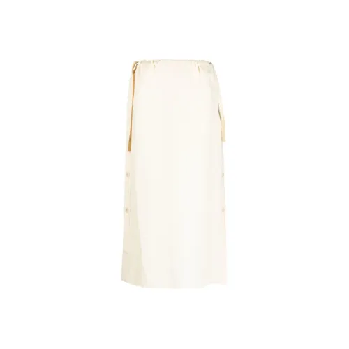 TOTEME Ванильный белый Женские Повседневные длинные юбки