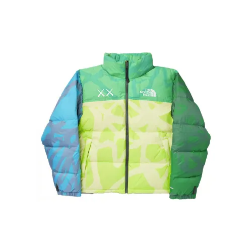 The North Face Пуховик 1996 Collection Зеленый камуфляж Детский