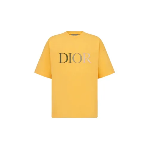 Dior Quarterly New Products Желтые Детские Т-рубашки