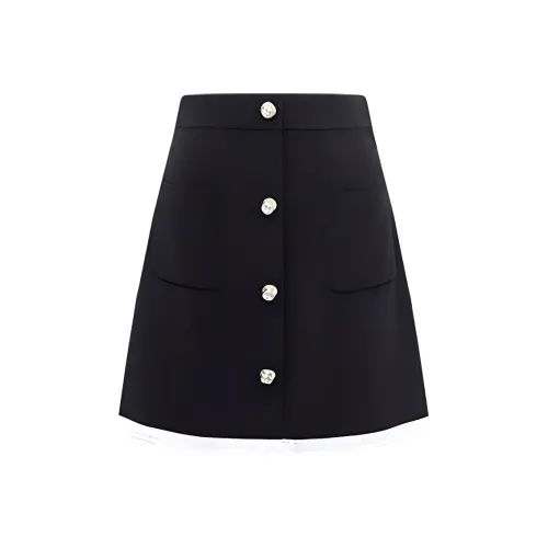 JORYAweekend Повседневные короткие юбки Женские Черный