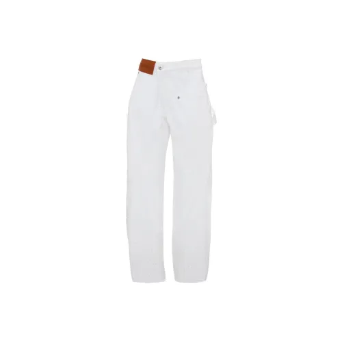 JW Anderson Белые Женские Джинсы