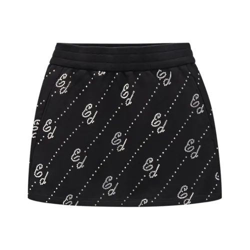 Ed Hardy Черные Женские Повседневные Короткие Юбки