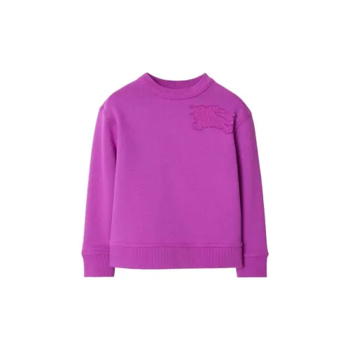 Burberry Персиково-розовый Kids Свитшоты