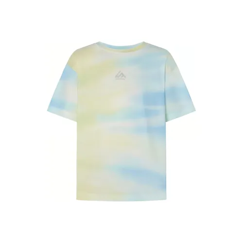 Little MO CO. T-рубашка синего и зеленого смешанного цвета для детей