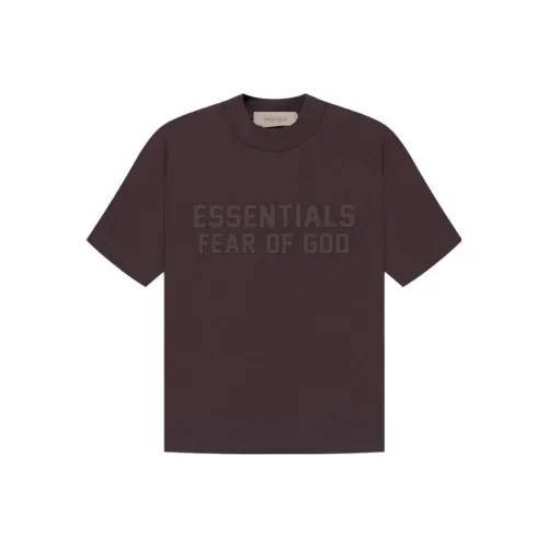 Fear of God Essentials SS23 Сливовый Kids T Рубашки