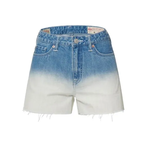 EVISU SS22 Джинсовые шорты Женские Многоцветные