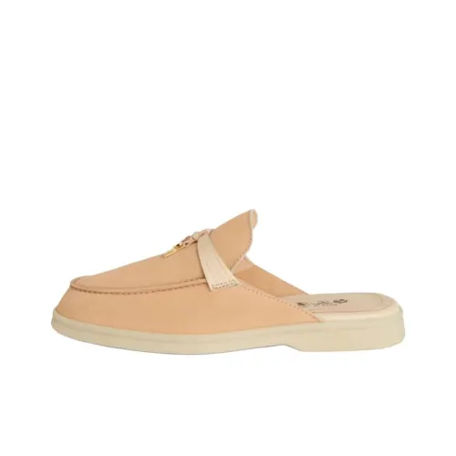 Loro Piana Домашние тапочки Женские Яично-желтый