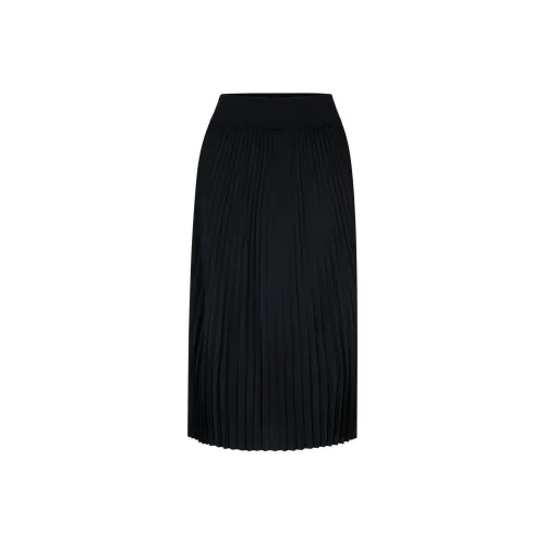HUGO BOSS Черные Женские Повседневные Длинные Юбки