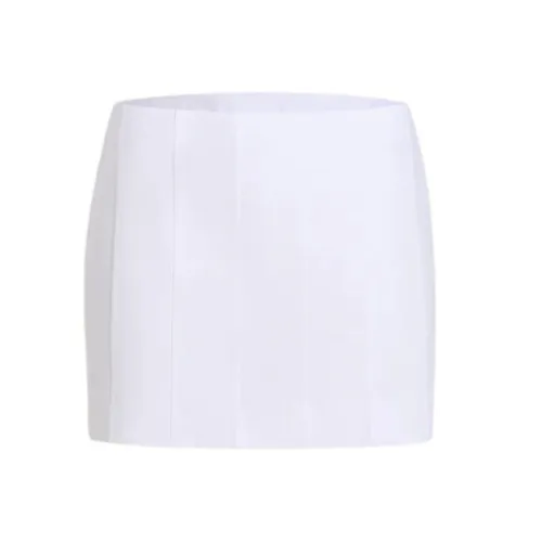 KHAITE PF24 The MEELAR Юбка Повседневная Короткая Юбка Женская Белая Белый