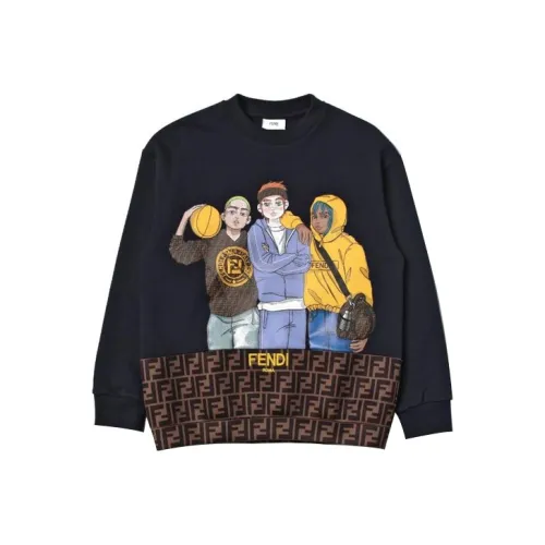 FENDI Морской синий Kids Свитшоты