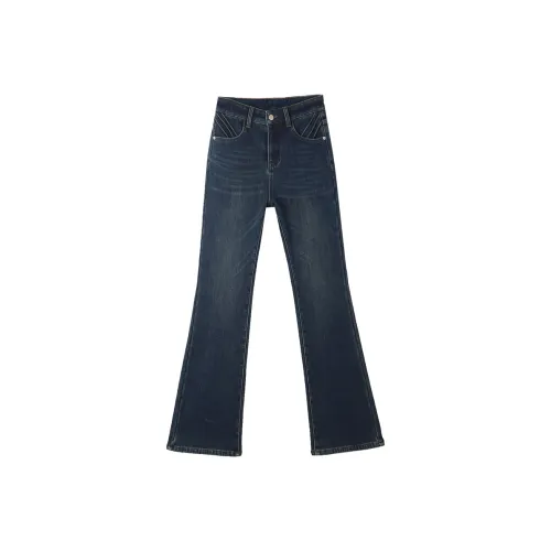 HIPPIEMISS Джинсы Женские Винтаж Зеленый