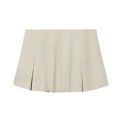 ZARA Белая Женская Повседневная Короткая Юбка