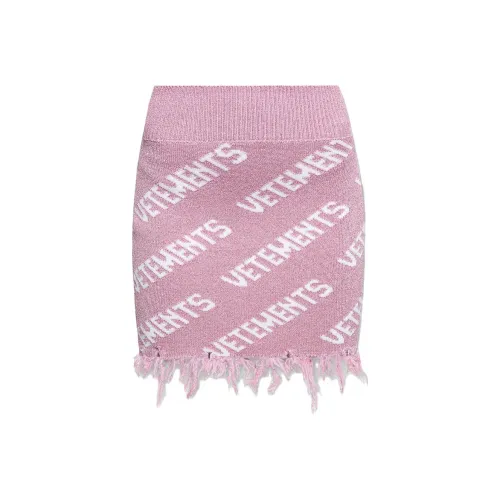 Vetements Розовые Женские Повседневные Длинные Юбки