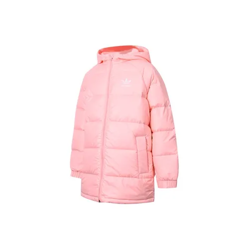 Adidas Down Jacket Hazy Coral Pink Teenagers Adidas Пуховик Hazy Кораллово-розовый для подростков