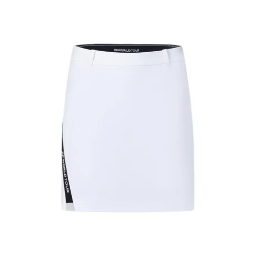 FILA GOLF серия SS24 Повседневные короткие юбки Женские Нефритовый белый