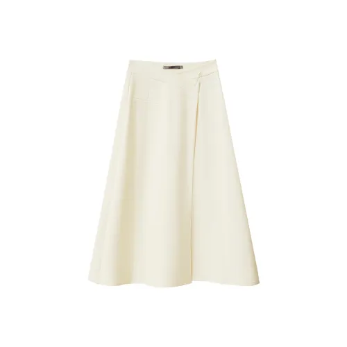 AMII Женские Повседневные Длинные Юбки