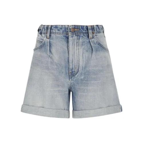 CELINE Синие Женские Джинсовые Шорты