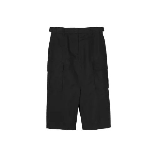 JUUN.J SS24 Повседневная длинная юбка женская черная