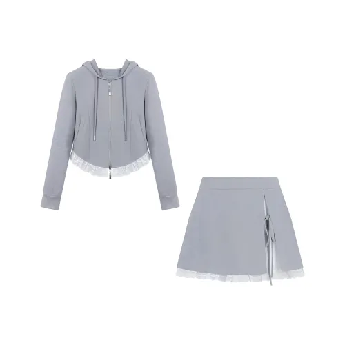 ONE PASS STUDIO Повседневный костюм женский серый