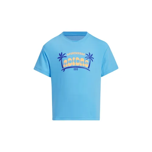 Adidas Blue Kids T-Shirts