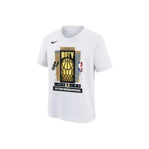 Nike x NBA T-рубашка Rookie OF The Year T-рубашка Белая Детская