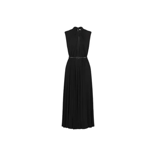 DIOR Черные Женские Платья без рукавов