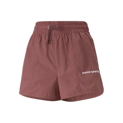 PUMA TEAM Шорты Спортивные шорты Женские Бордовый