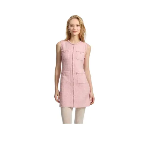 BEBE FW24 Без рукавов Платье Женское Розовое