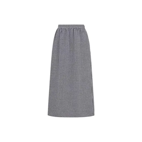 DIOR FW23 Повседневная Длинная Юбка Женская Многоцветная