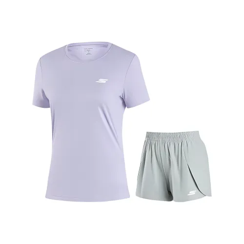 Skechers Aeroready Designed 2 Фиолетовый цвет фотинии 00FW Женские Повседневные костюмы