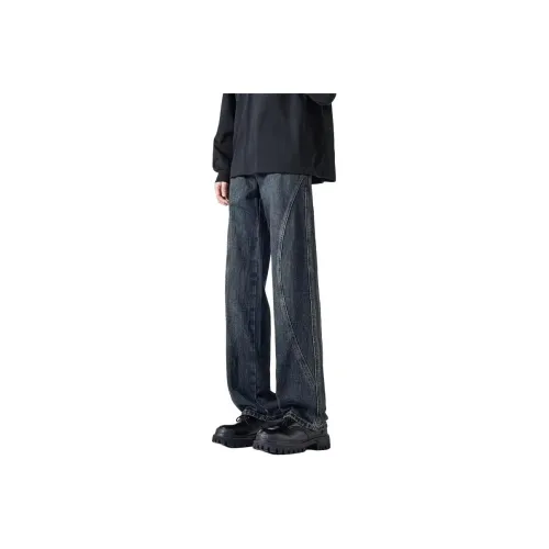 NHZN Синие Унисекс Джинсы