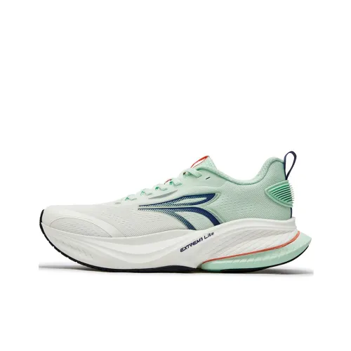 361° Амортизирующие подошва Slip-resistant Дышащий Низкий топ Повседневные Беговые кроссовки Мужской Яичная скорлупа Зеленый