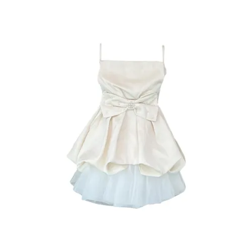 SECFLY OFFICIAL Юбка Платье Женское Абрикосовое