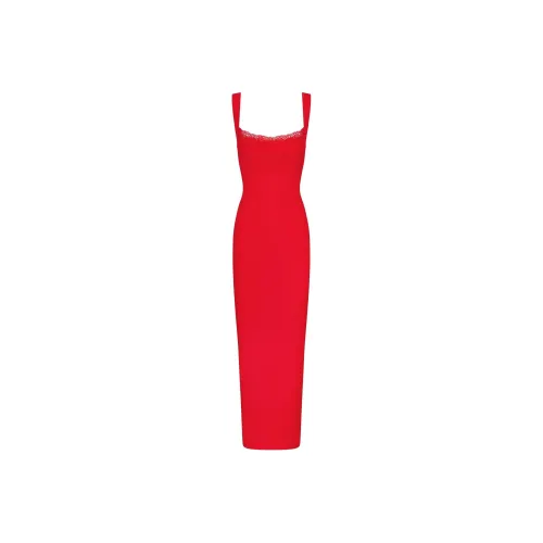 Skims Valentine's Day Collection Вишня/Вишнево-красный Женские Слиплатья
