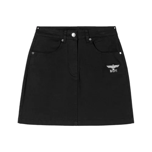 Boy London Повседневные короткие юбки Женские Черный