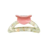 Милый медведь, энергичный вид, заколка-краб, 1 шт. (розовый)