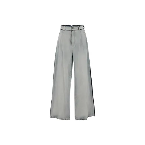Maison Margiela Светло-синие Унисекс Джинсы