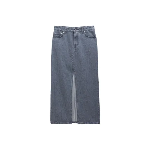 Filippa K Серый Женские Повседневные Длинные Юбки