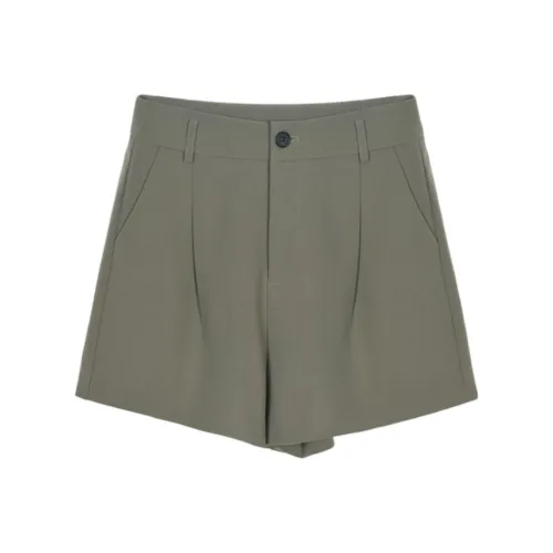 Nick Nicole Повседневные шорты Женские Коричневый