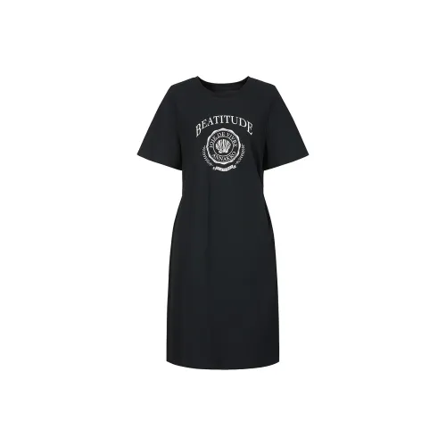 JZ. ANNAKRO Простые Черные Женские Короткие Платья с Короткими Рукавами