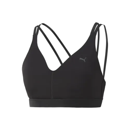 PUMA Low Impact Elite Strappy Бюстгальтер Спортивное белье Женское Черный