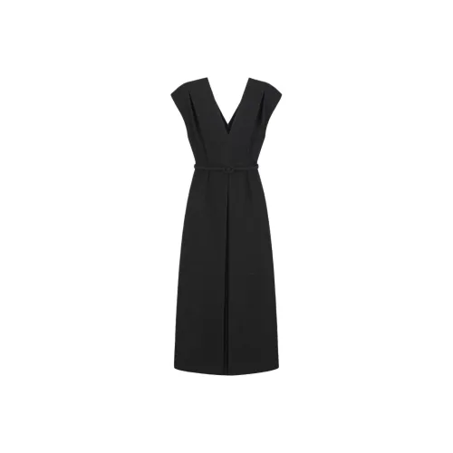 DIOR SS25 Весенне-летняя коллекция готовой одежды Без рукавов Платье Женское Черное