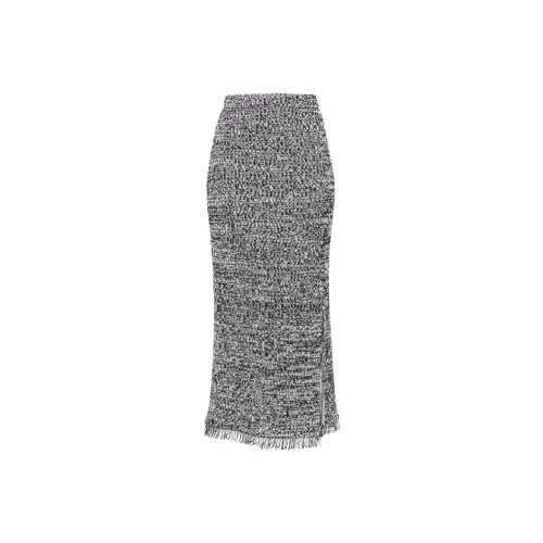 Diane von Furstenberg SS24 Повседневная длинная юбка женская серый