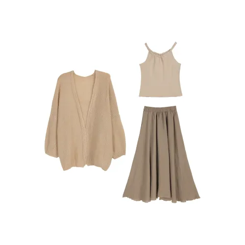 Peiyue Hanbok Комплект с юбкой Женские Кофе